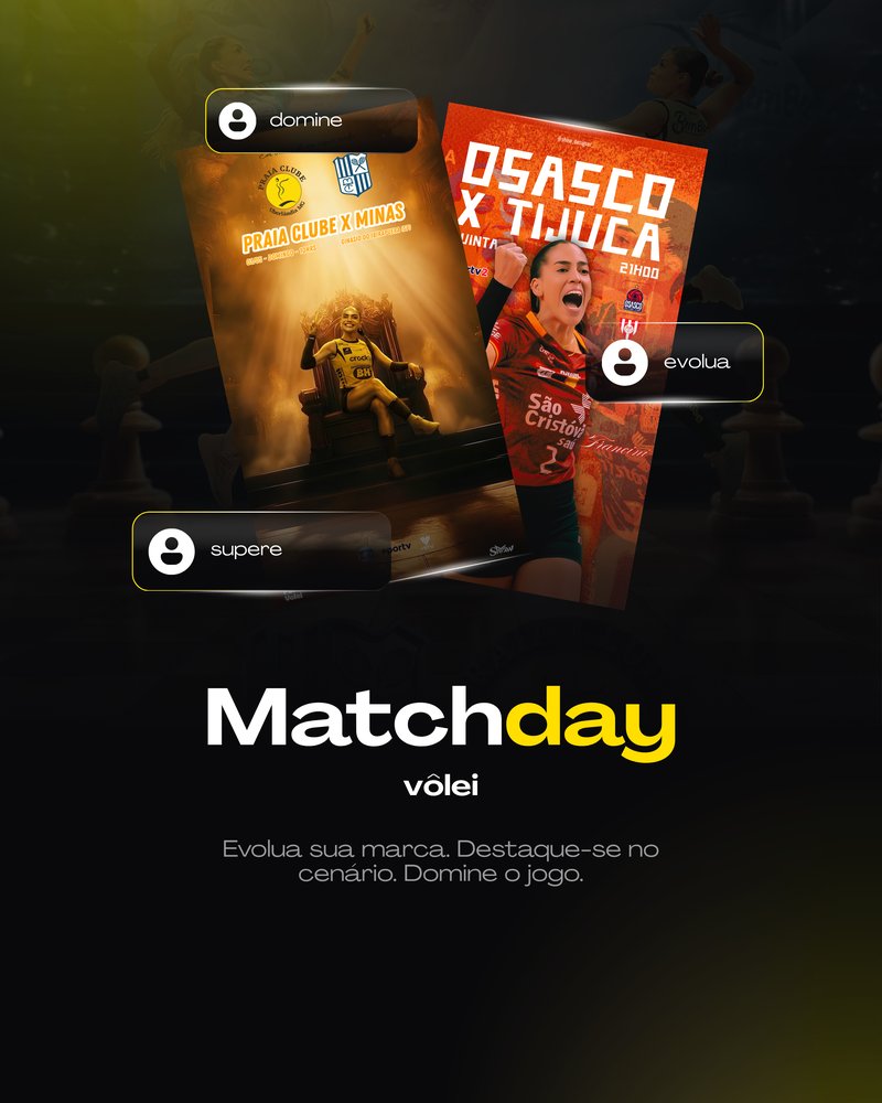 Matchday Vôlei — Shaw Designer